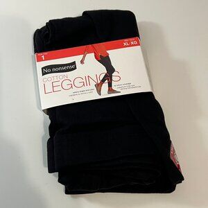 no nonsense Black Basic Cotton Leggings